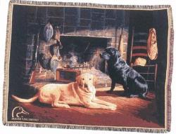 Waiting at Crow Creek Tapestry Throw