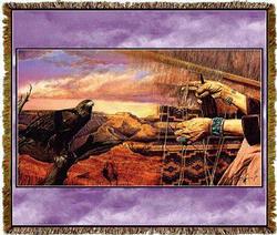 Native American Canyon Weaver Tapestry Throw