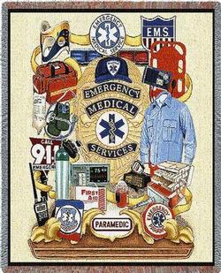 EMS Collage Throw Blanket