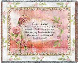 Our Love Tapestry Throws