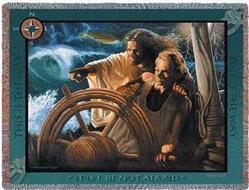 The Storm Pilot Tapestry Throw