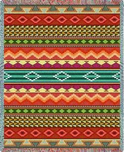 Southwest Stripe Tapestry Throw