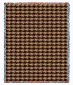 Houndstooth Terra Tapestry Throw