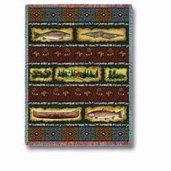 NEW Stripe Lodge Tapestry Throw