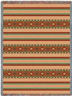 Saddle Blanket Juniper Tapestry Throw