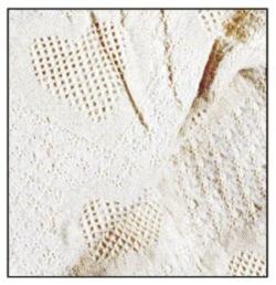   Honeycomb Natural Heart Mini Baby Throw Blanket