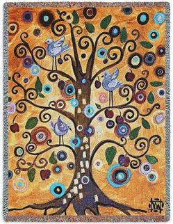 Untitled from the Tree of Life Tapestry Throw