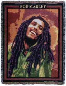 Bob Marley Tapestry Throw