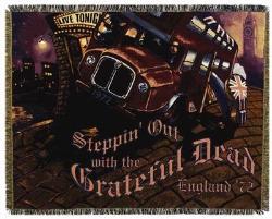 Grateful Dead Steppin Out Tapestry Throw
