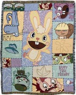  SALE Happy Tree Friends Tapestry Throw