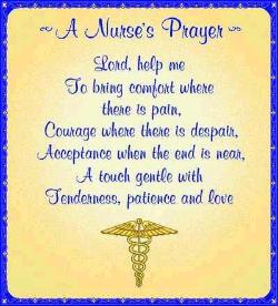 A Nurse's Prayer Tapestry Throw
