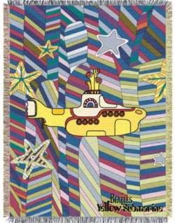 The Beatles Yellow Submarine Tapestry Throw