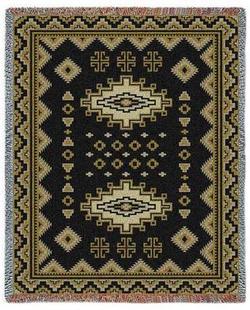 Jicarilla Pueblo Tapestry Throw