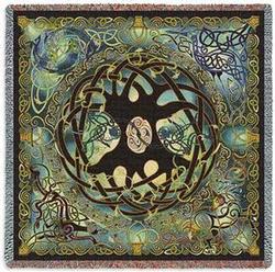 Celtic Tree of Life Tapestry Throw