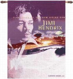 Jimi Hendrix First Rays Tapestry Wall Hanging