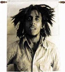 Bob Marley Silhouette Tapestry Wall Hanging