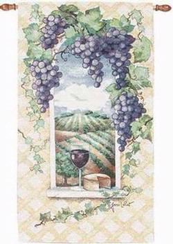 SALE Fruitful Harvest Tapestry Wall Hanging
