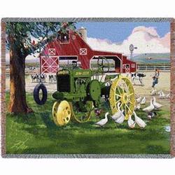 NEW John Deere ® Family Treasure Tapestry Throw