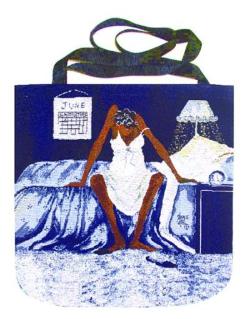 Blue Monday Tapestry Tote Bag