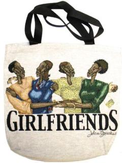 Girlfriends Tapestry Tote Bag