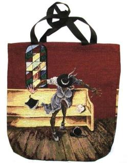 Holly Ghost Tapestry Tote Bag