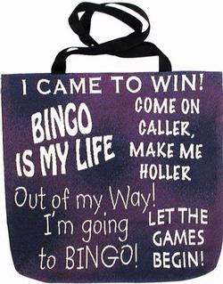 Bingo Sayings Tapestry Tote Bag
