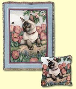 Tempting Tasha Tapestry Throw Pillow