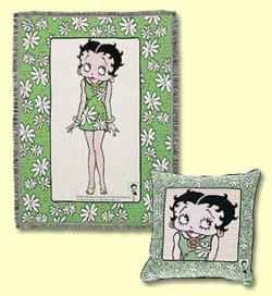 Betty Boop Groovy Tapestry Throw
