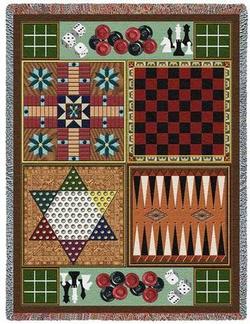   Game Boards Tapestry Throw