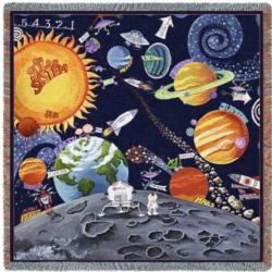 Solar System Lap Tapestry Throw