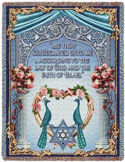 Chuppah Marriage Tapestry Throws