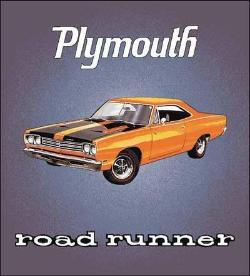 Plymouth Road Runner ® Tapestry Throw Blanket