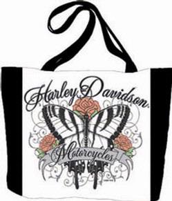 Harley Davidson ® Butterfly Tote Bags