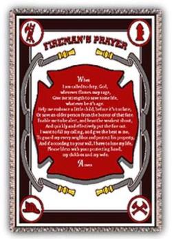 Fireman's Prayer Throw Blanket
