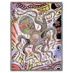 Octopus Tapestry Throw
