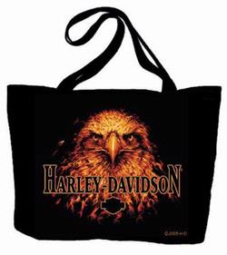 Harley Davidson ® Hot Head Eagle Tote Bags