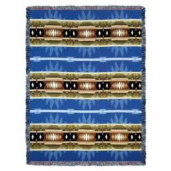 Cimarron - Blue Southwest Tapestry Throw