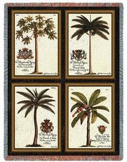 Royal Palms Tapestry Throw