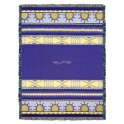 Concho Springs Western - Plum Tapestry Throw