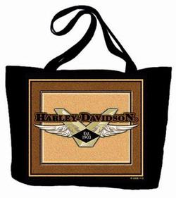 Harley Davidson ® Vintage Patch Tote Bags
