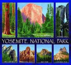 Yosemite National Park Tapestry Throw