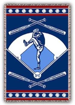 SALE Baseball Throw Blanket
