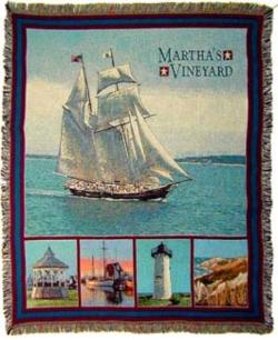 Martha's Vineyard Tapestry Throw