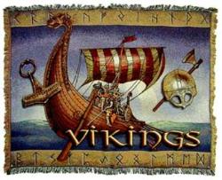 Vikings Tapestry Throw