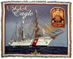 USCGC Eagle Tapestry Throw