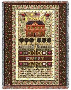 Home Sweet Home Tapestry Throw