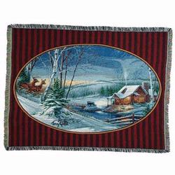 Evening with Friends Tapestry Throw