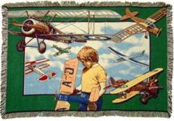 Aviation Youth Tapestry Throw