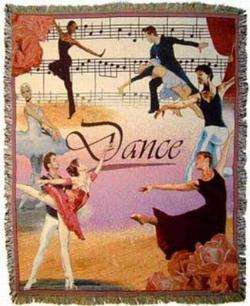 Dance Tapestry Throw