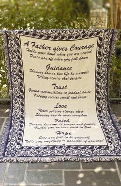 NEW Father Throw Blanket